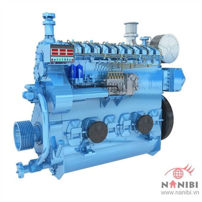 Động cơ thủy Weichai CW6200 - giải pháp tiên tiến cho tàu thuyền hiện đại